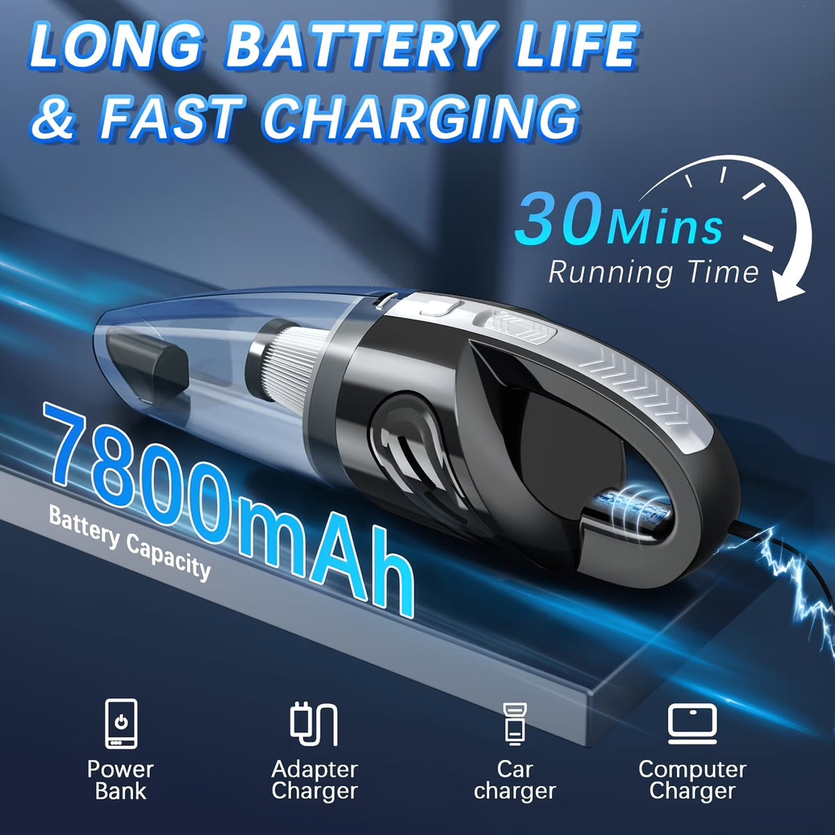 Portable Car Vacuum Cleaner