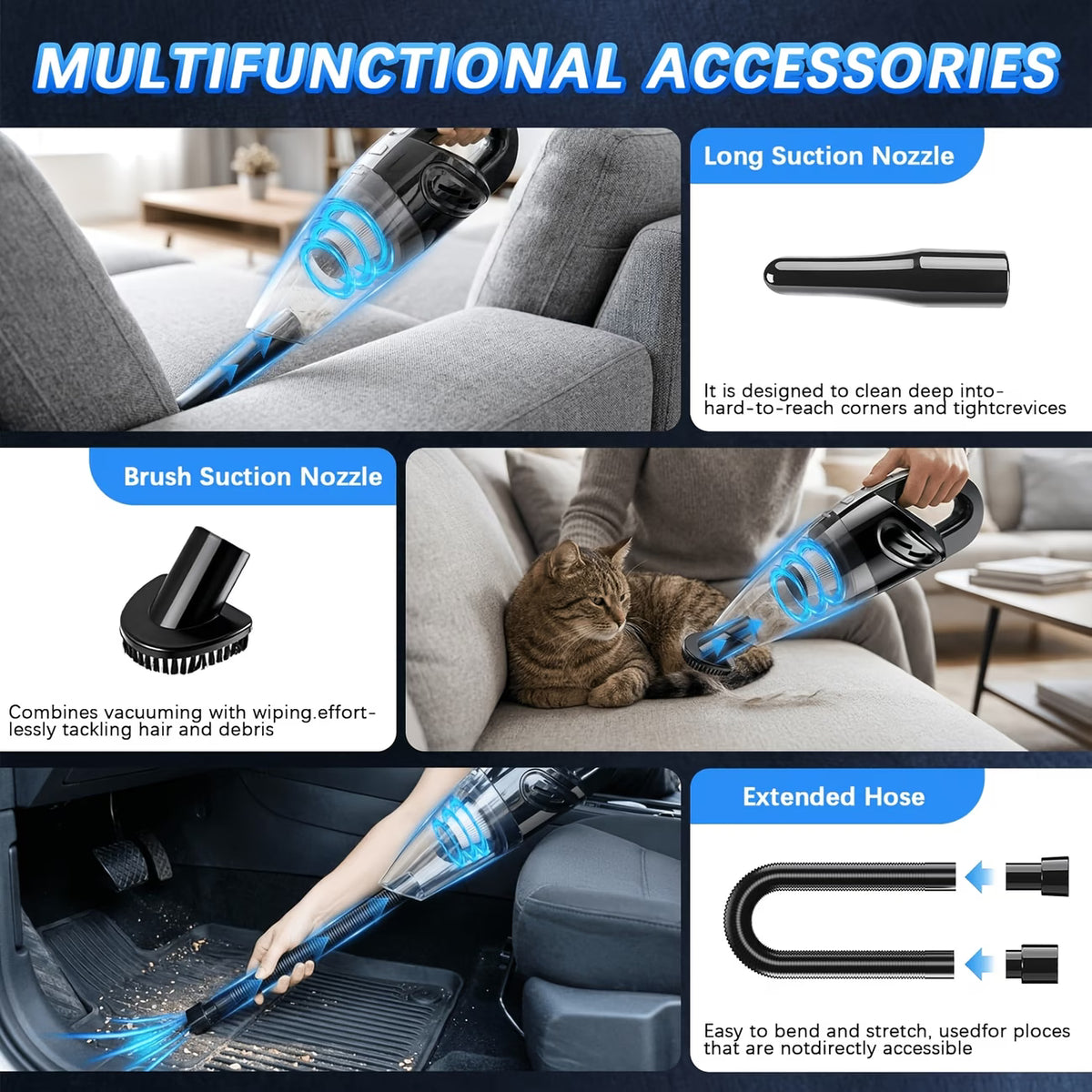 Portable Car Vacuum Cleaner