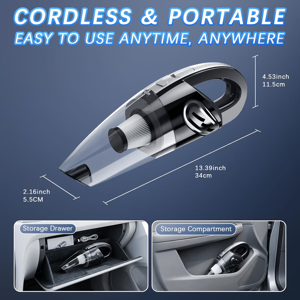 Portable Car Vacuum Cleaner