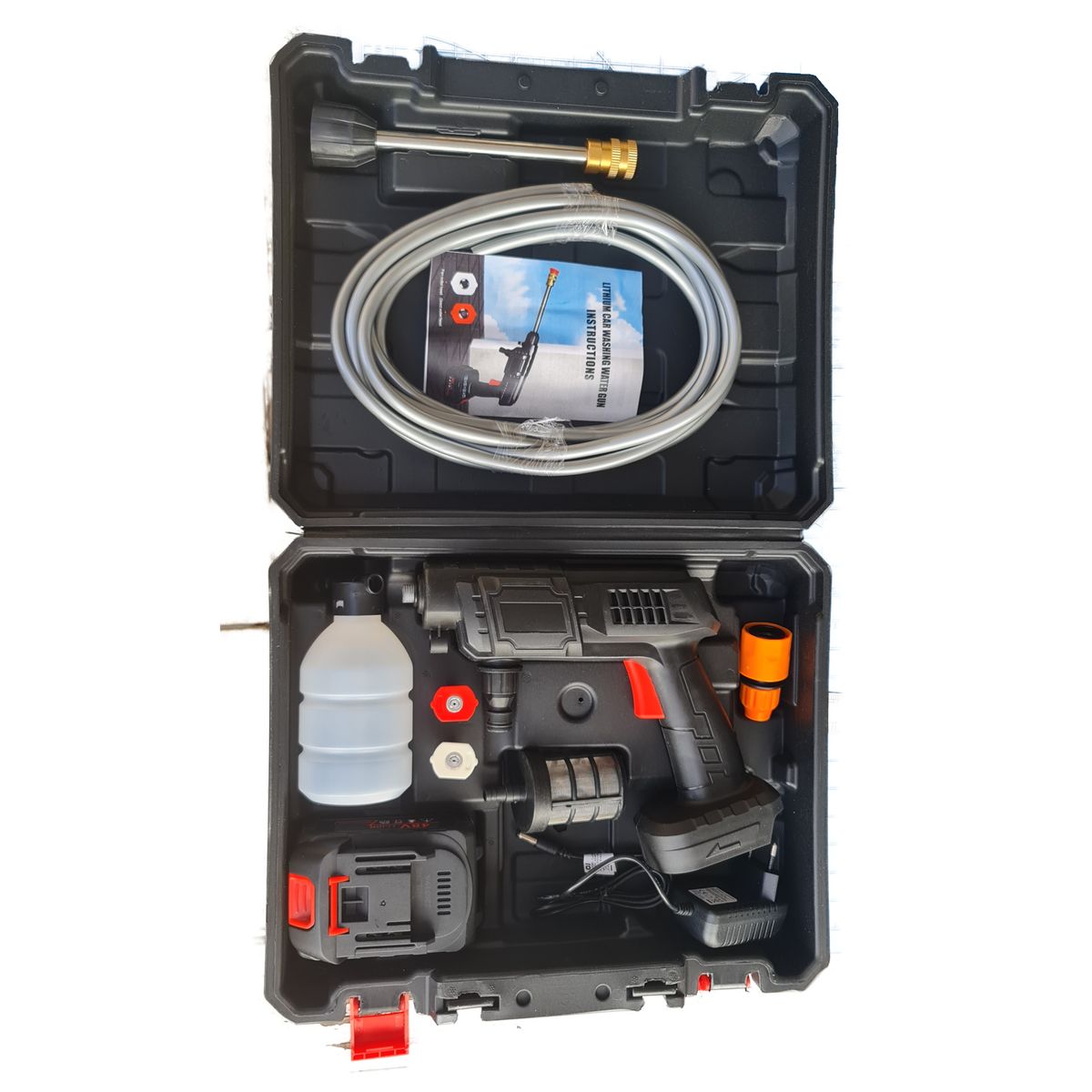 48V Cordless High-Pressure Power Washer: Versatile Cleaning Tool Gun