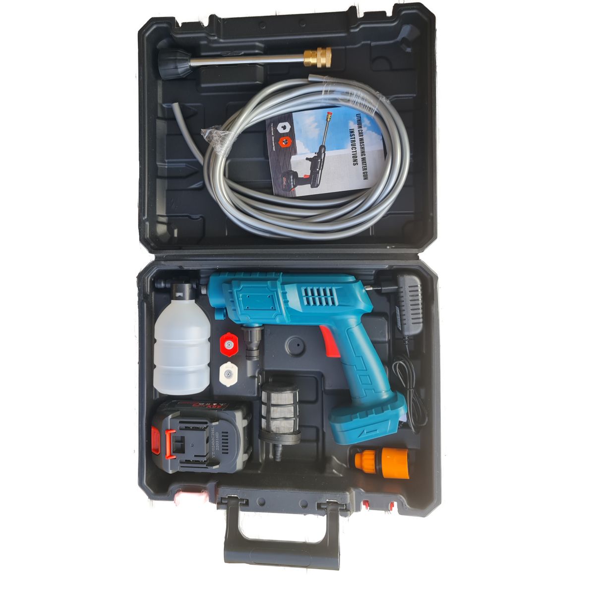 48V Cordless High-Pressure Power Washer: Versatile Cleaning Tool Gun