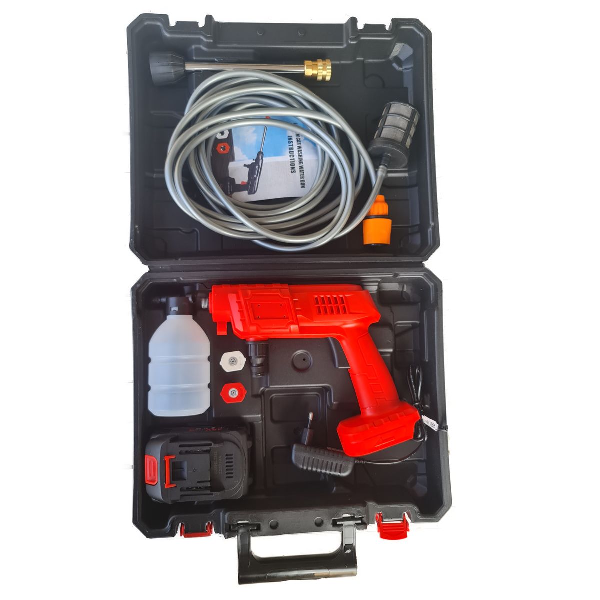 48V Cordless High-Pressure Power Washer: Versatile Cleaning Tool Gun