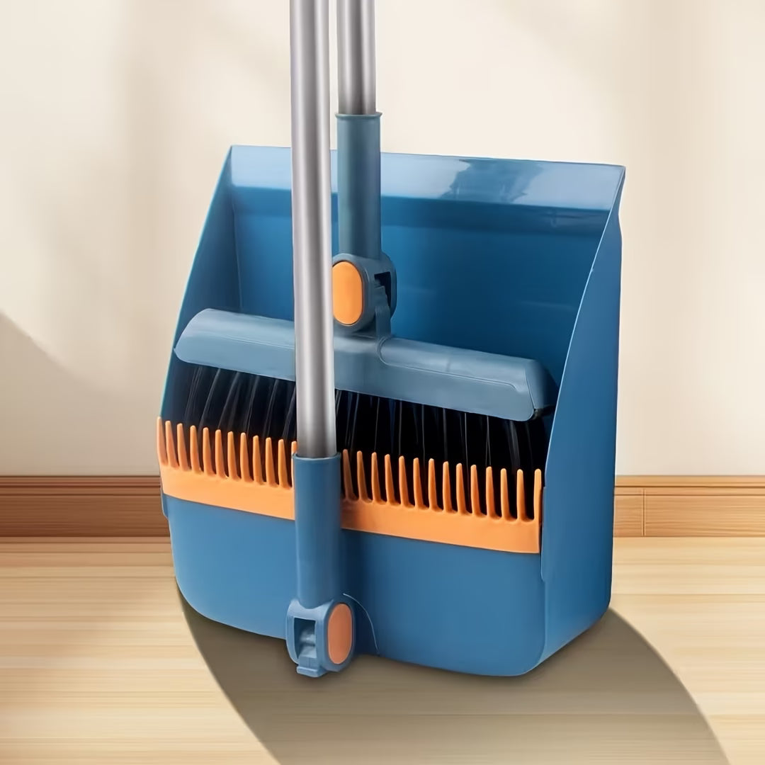 The Four-in-One Broom And Dustpan Set