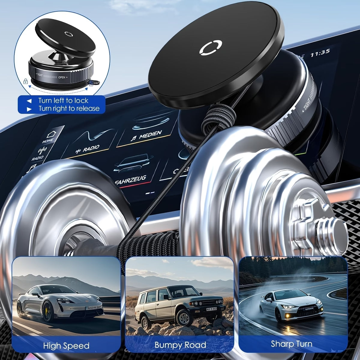 Magnetic Car Phone Holder